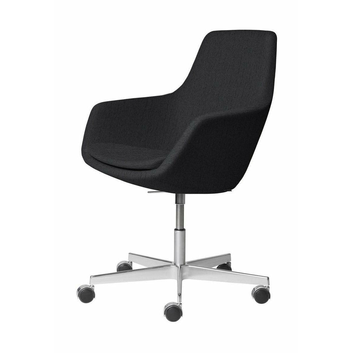 [product_category]-Fritz Hansen Little Giraffe Swivel Chair Fabric Christianshavn, Warm Grey-Fritz Hansen-3211-ALU-CHRI-1174-FRI-1