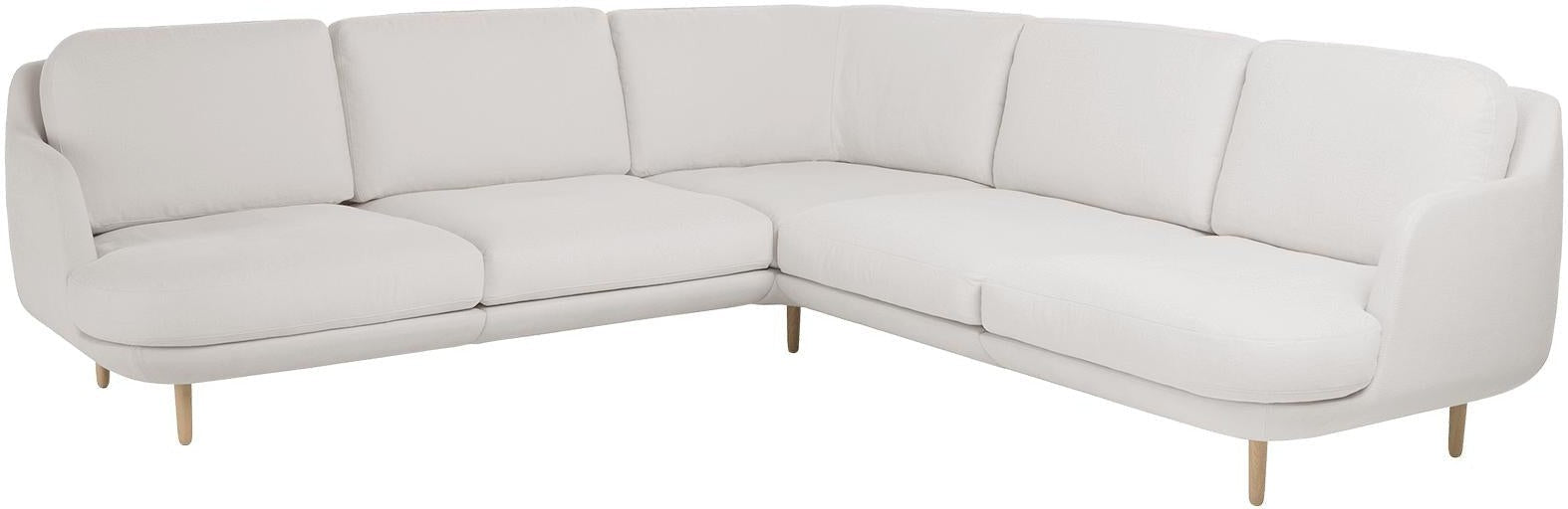 [product_category]-Fritz Hansen Lune Corner Sofa 5 Persons, Linara Grey Mist-Fritz Hansen-JH510-2494/340-FRI-1