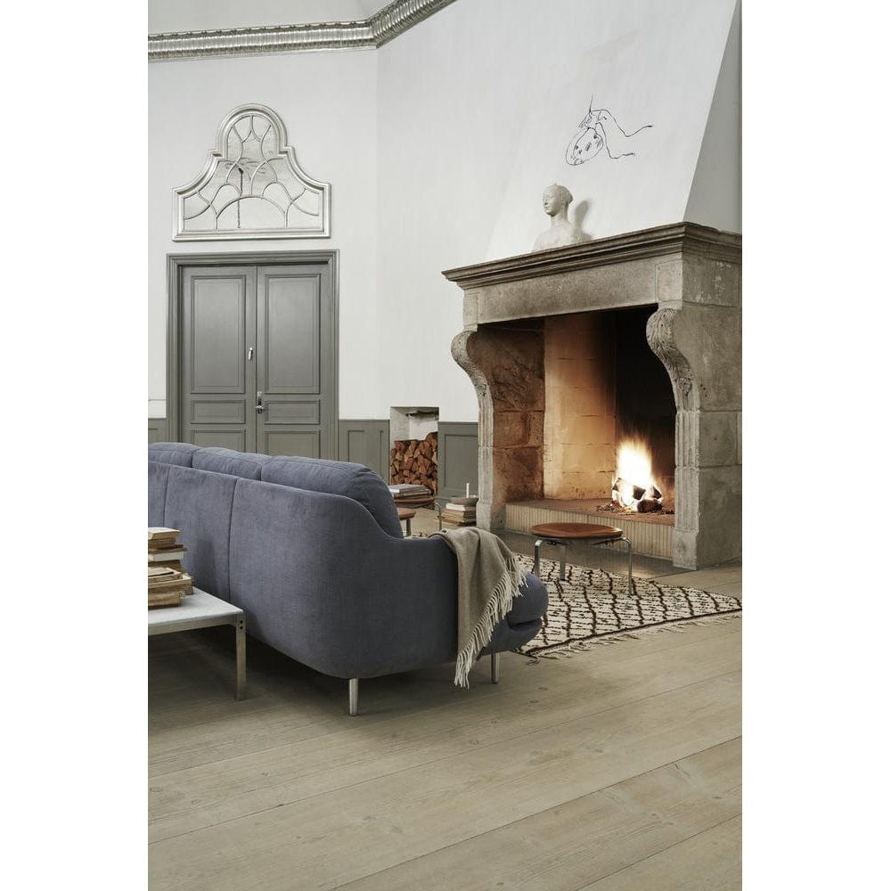 [product_category]-Fritz Hansen Lune Sofa M. Chaiselong Right 3 Persons, Linara Indigo-Fritz Hansen-JH302-2494/30-FRI-2