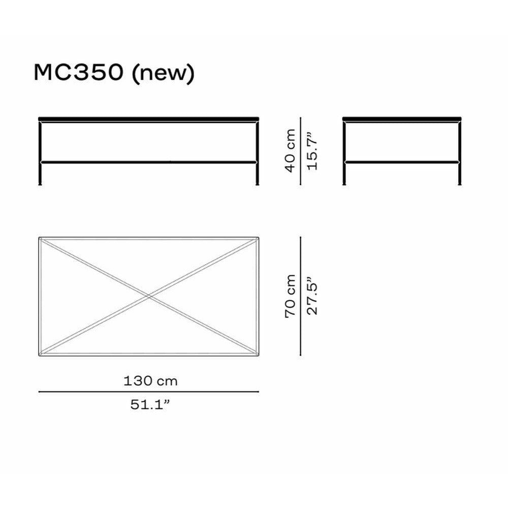 [product_category]-Fritz Hansen Mc350 Rectangular Coffee Table, Black-Fritz Hansen-MC350-Charcoal-FRI-2