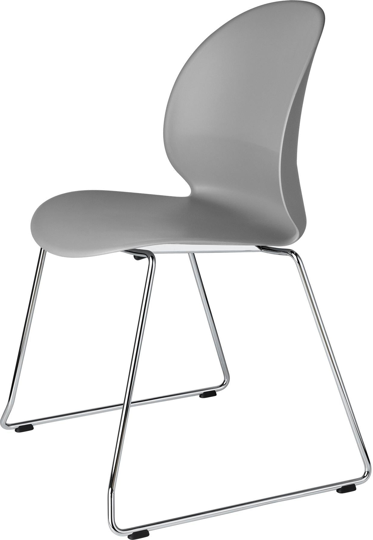 [product_category]-Fritz Hansen N02 Recycle Chair Chromed Steel, Grey-Fritz Hansen-N02-20-grey-FRI-1