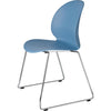 Fritz Hansen N02™ Recycle Chair Chromed Steel, Light Blue