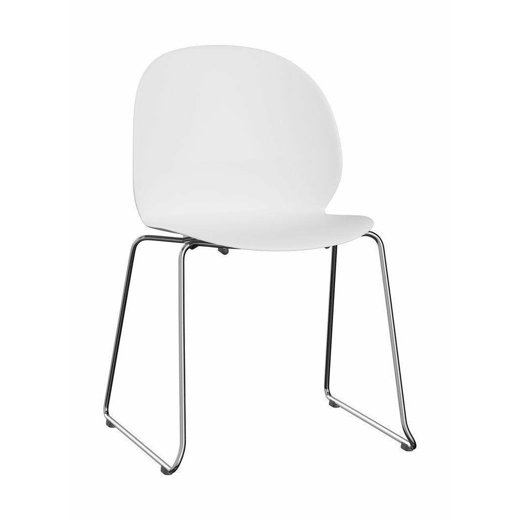 [product_category]-Fritz Hansen N02 Recycle Chair With Welded Connecting Device, Off White/Chrome-Fritz Hansen-N02-21-Off-White-Chrome-FRI-1
