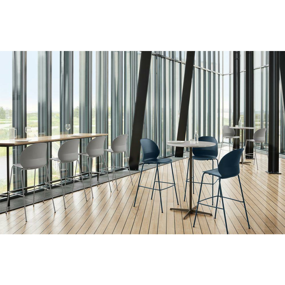 [product_category]-Fritz Hansen N02 Recycle Low Bar Stool, Dark Blue/Black-Fritz Hansen-N02-40-Dark-Blue-Black-FRI-3