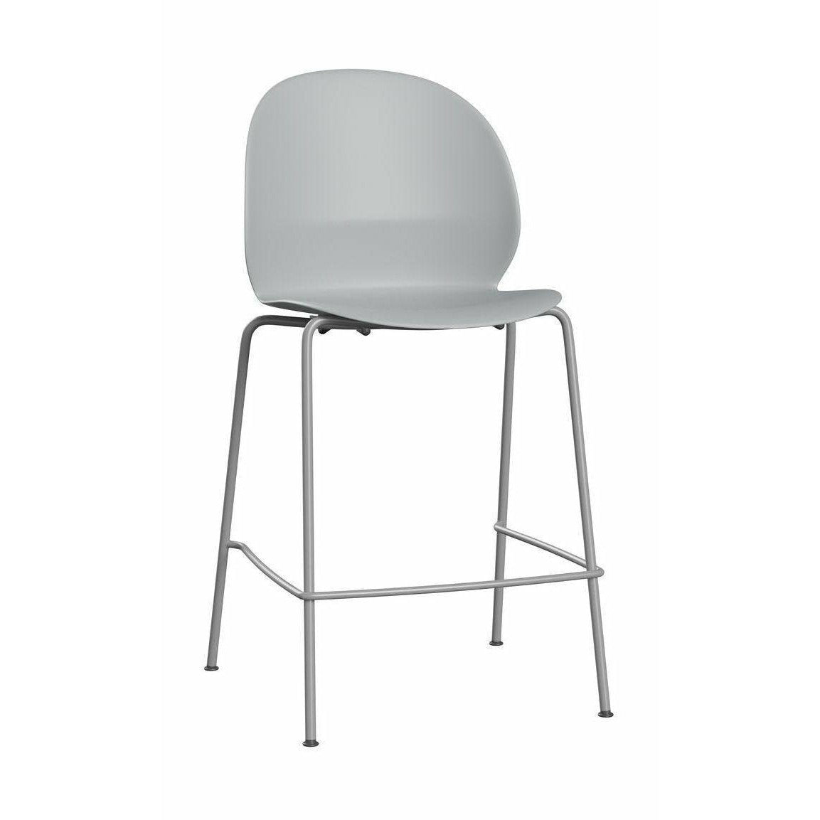 [product_category]-Fritz Hansen N02 Recycle Low Bar Stool, Grey/Grey-Fritz Hansen-N02-40-Grey-Grey-FRI-1