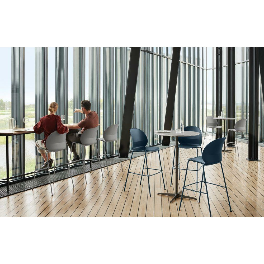 [product_category]-Fritz Hansen N02 Recycle Low Bar Stool, Light Blue/Black-Fritz Hansen-N02-40-Light-Blue-Black-FRI-4