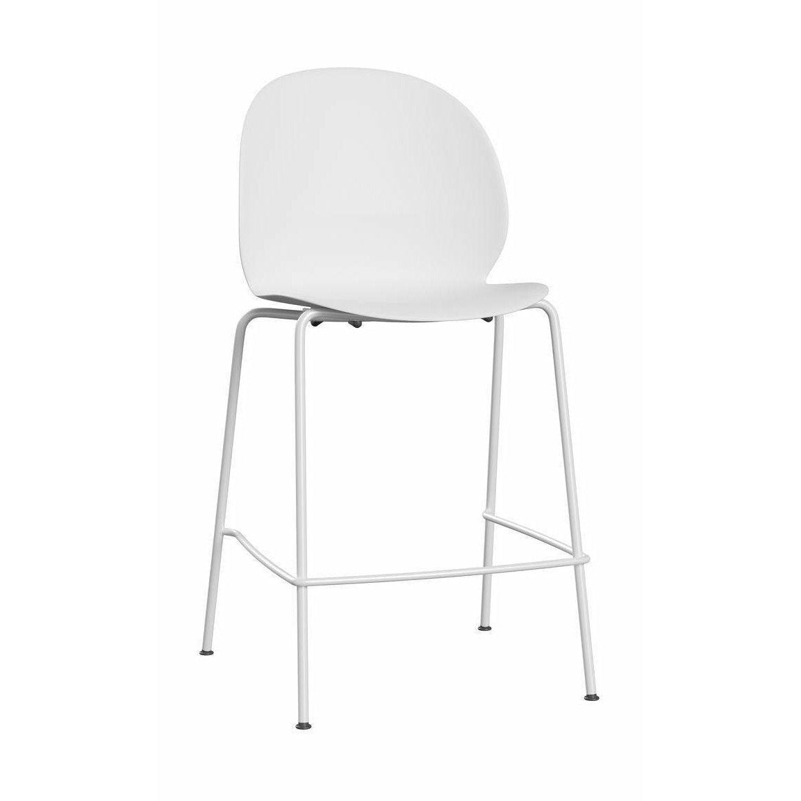 [product_category]-Fritz Hansen N02 Recycle Low Bar Stool, Off White/Off White-Fritz Hansen-N02-40-Off-White-Off-White-FRI-1
