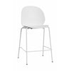 Fritz Hansen N02 Recyklace nízké barové stoličky, z bílé/off bílé