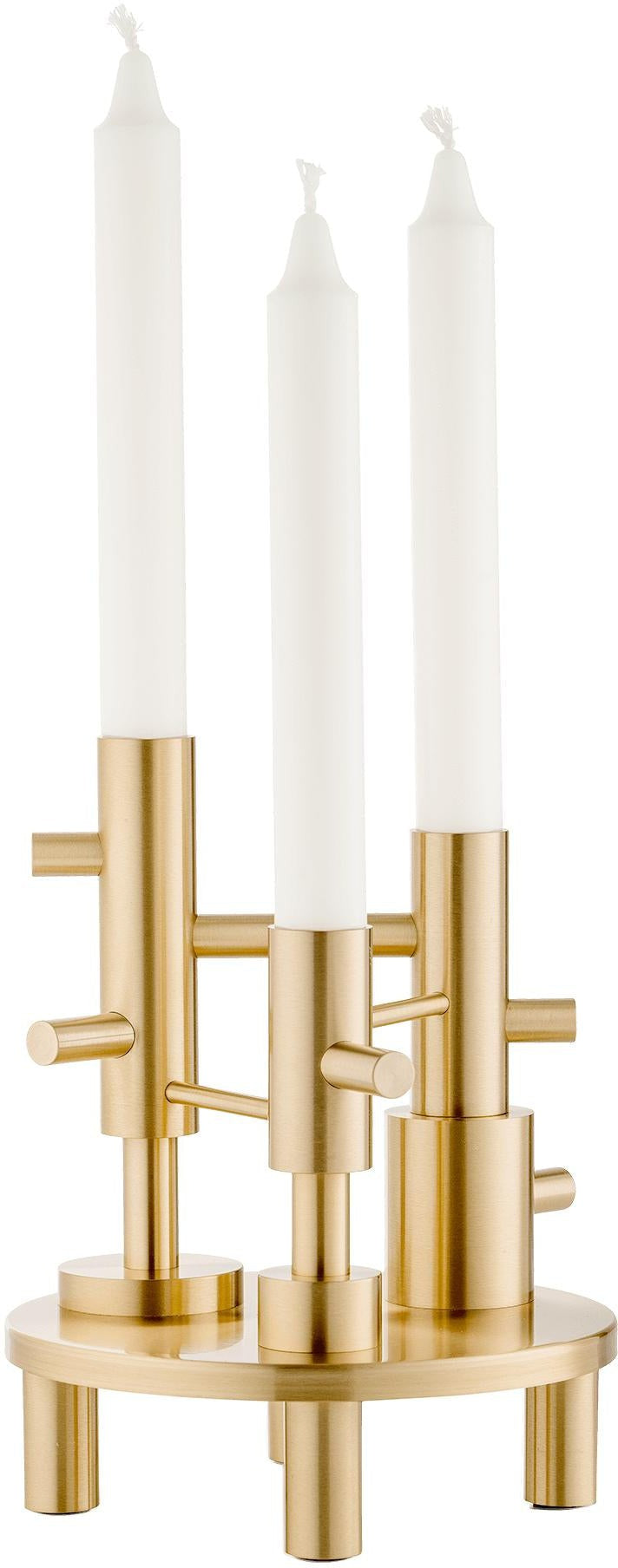 [product_category]-Fritz Hansen Objects Candle Holder Brass ø16 Cm-Fritz Hansen-5704890400906-840090-FRI-1