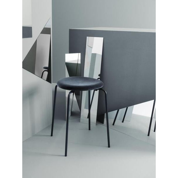 [product_category]-Fritz Hansen Objects Dot Stool, Black Leather-Fritz Hansen-5704890401057-840105-FRI-2