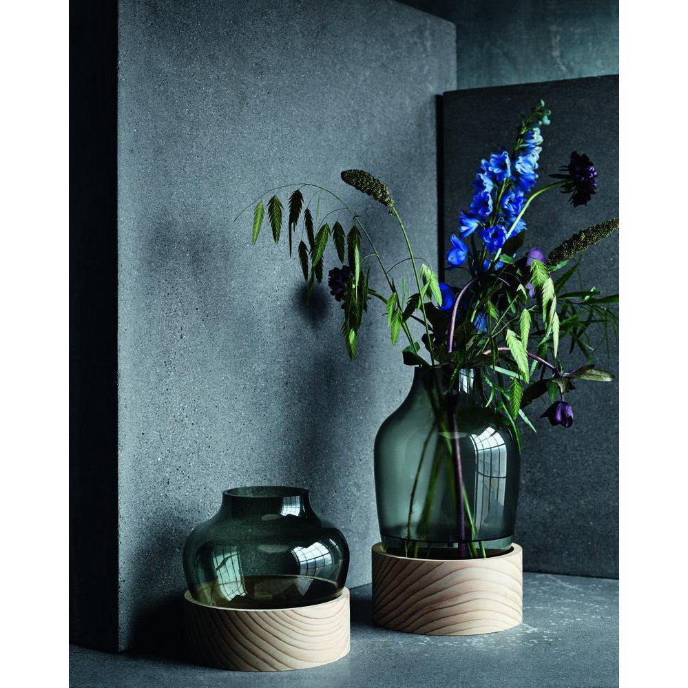 [product_category]-Fritz Hansen Objects Vase Smoked Glass, 18cm-Fritz Hansen-5704890401101-840110-FRI-2