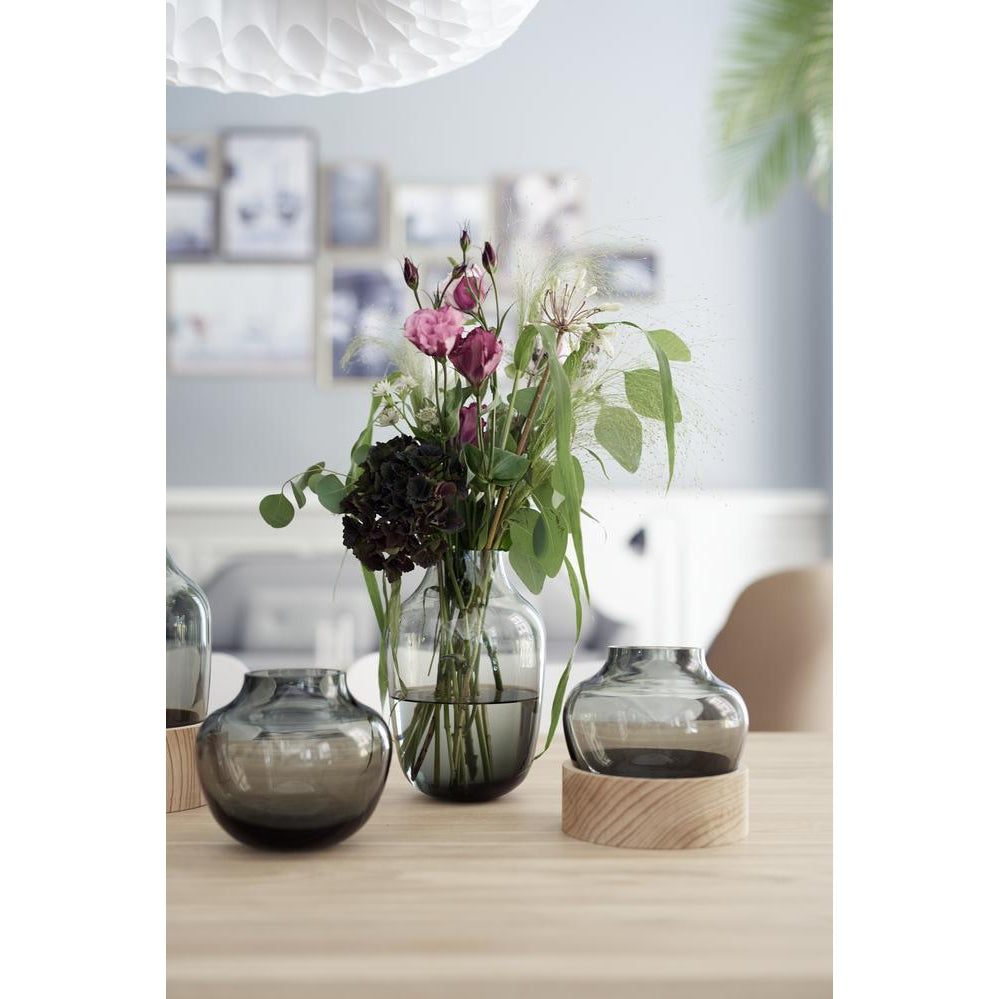 [product_category]-Fritz Hansen Objects Vase Smoked Glass, 18cm-Fritz Hansen-5704890401101-840110-FRI-3