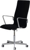 Fritz Hansen Oxford Classic Swivel Charchair Fabric, Middle Backrest