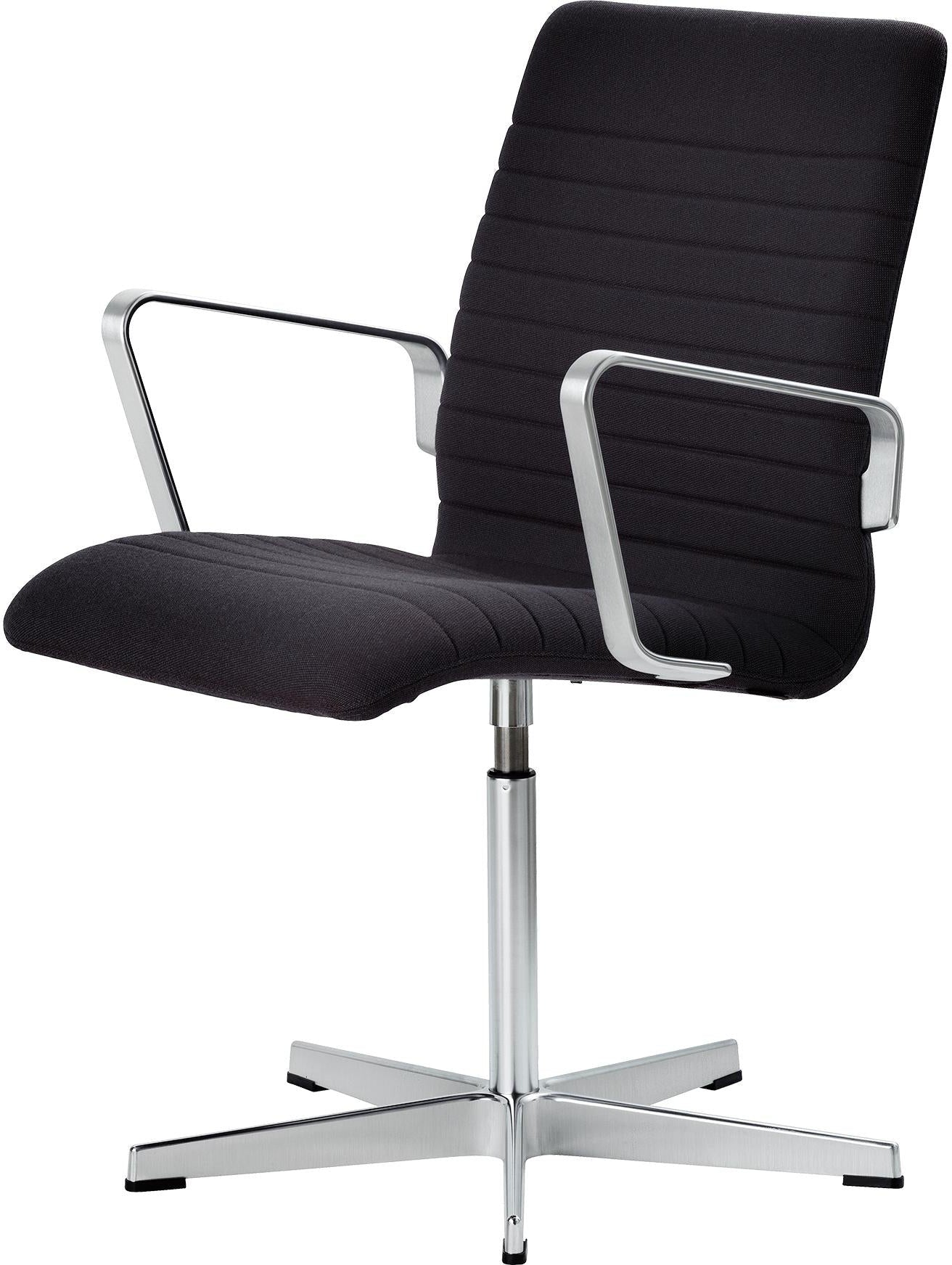 [product_category]-Fritz Hansen Oxford Premium Armchair Fabric Low Backrest, Rime Blue/Brown-Fritz Hansen-3271P-741-FRI-1
