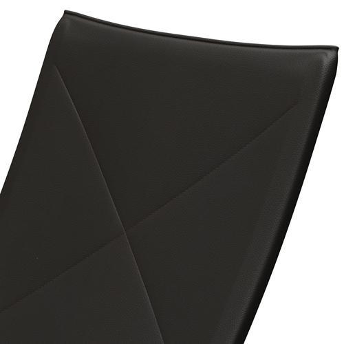 [product_category]-Fritz Hansen Pk22 Lounge Chair, Aura Black Brown-Fritz Hansen-PK22-CLBBR-SBSS-FRI-5