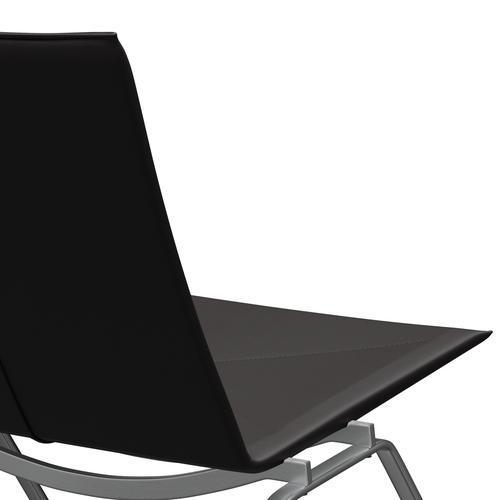 [product_category]-Fritz Hansen Pk22 Lounge Chair, Aura Black Brown-Fritz Hansen-PK22-CLBBR-SBSS-FRI-6