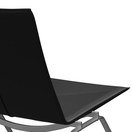 [product_category]-Fritz Hansen Pk22 Lounge Chair, Aura Black-Fritz Hansen-PK22-CLBLA-SBSS-FRI-6