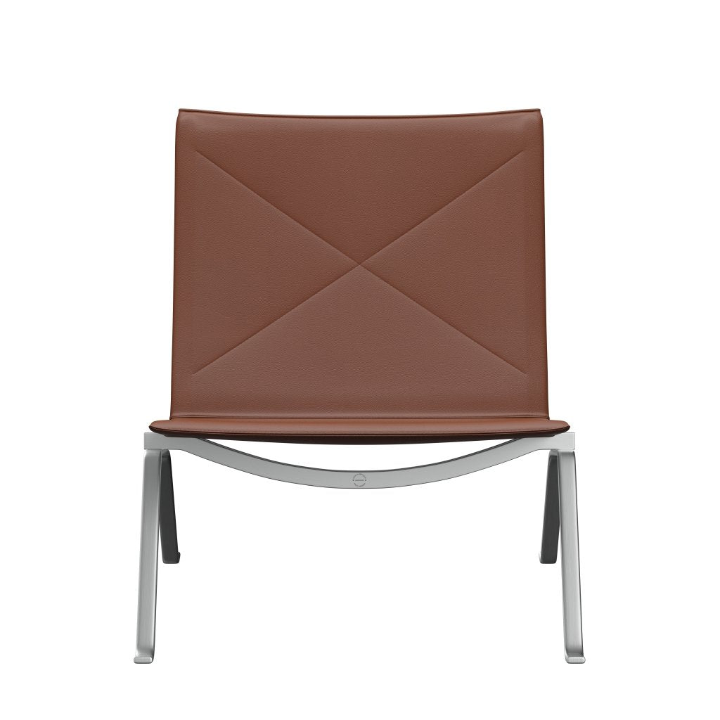 [product_category]-Fritz Hansen Pk22 Lounge Chair, Aura Cognac-Fritz Hansen-PK22-CLTAN-SBSS-FRI-2