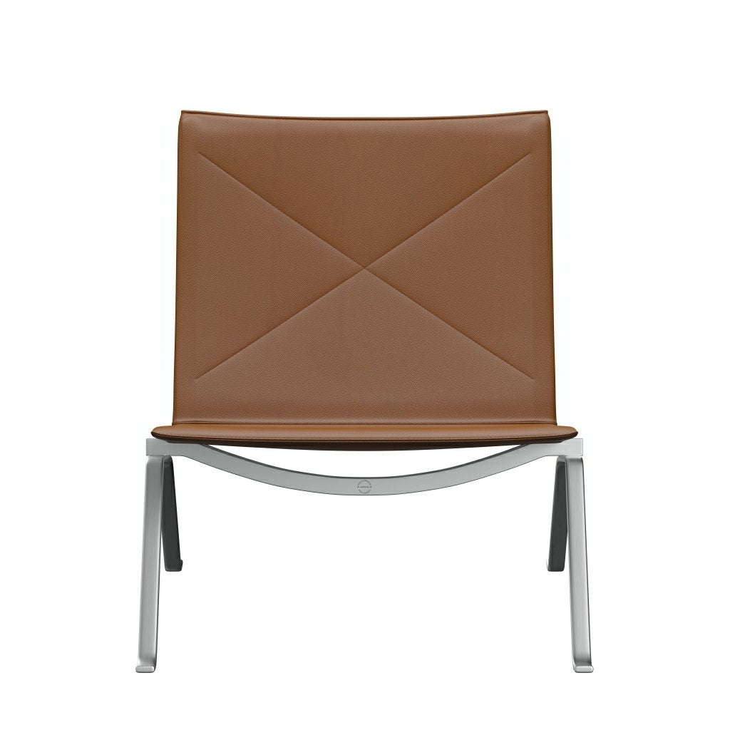 [product_category]-Fritz Hansen Pk22 Lounge Chair, Aura Walnut-Fritz Hansen-PK22-CLWAL-SBSS-FRI-2