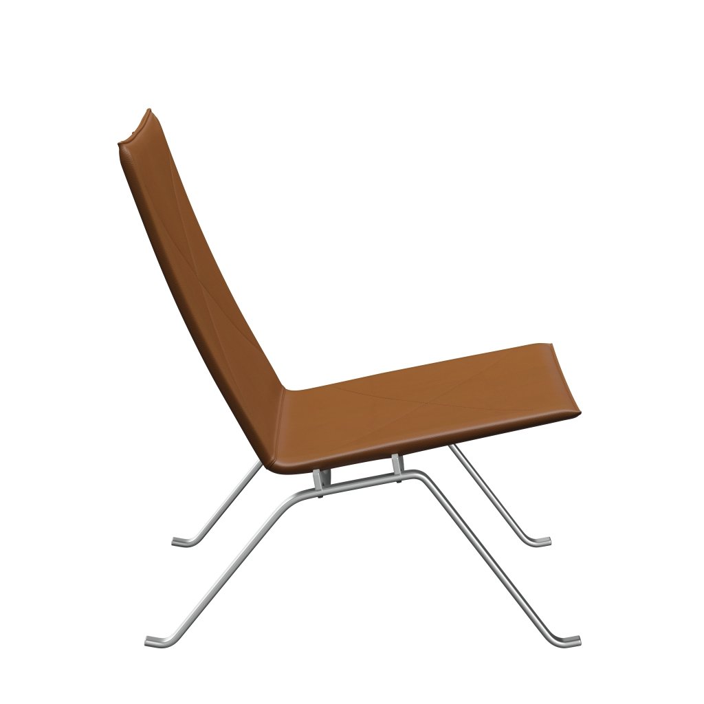 [product_category]-Fritz Hansen Pk22 Lounge Chair, Aura Walnut-Fritz Hansen-PK22-CLWAL-SBSS-FRI-3