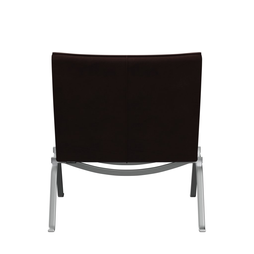 [product_category]-Fritz Hansen Pk22 Lounge Chair, Embrace Chocolate-Fritz Hansen-PK22-SECHOC-SBSS-FRI-4