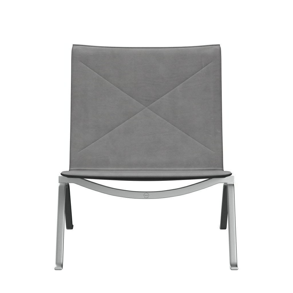 [product_category]-Fritz Hansen Pk22 Lounge Chair, Embrace Concrete-Fritz Hansen-PK22-SECONC-SBSS-FRI-2
