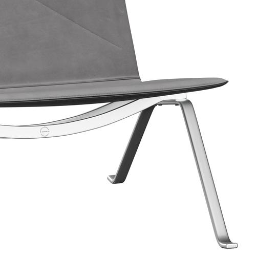 [product_category]-Fritz Hansen Pk22 Lounge Chair, Embrace Concrete-Fritz Hansen-PK22-SECONC-SBSS-FRI-7