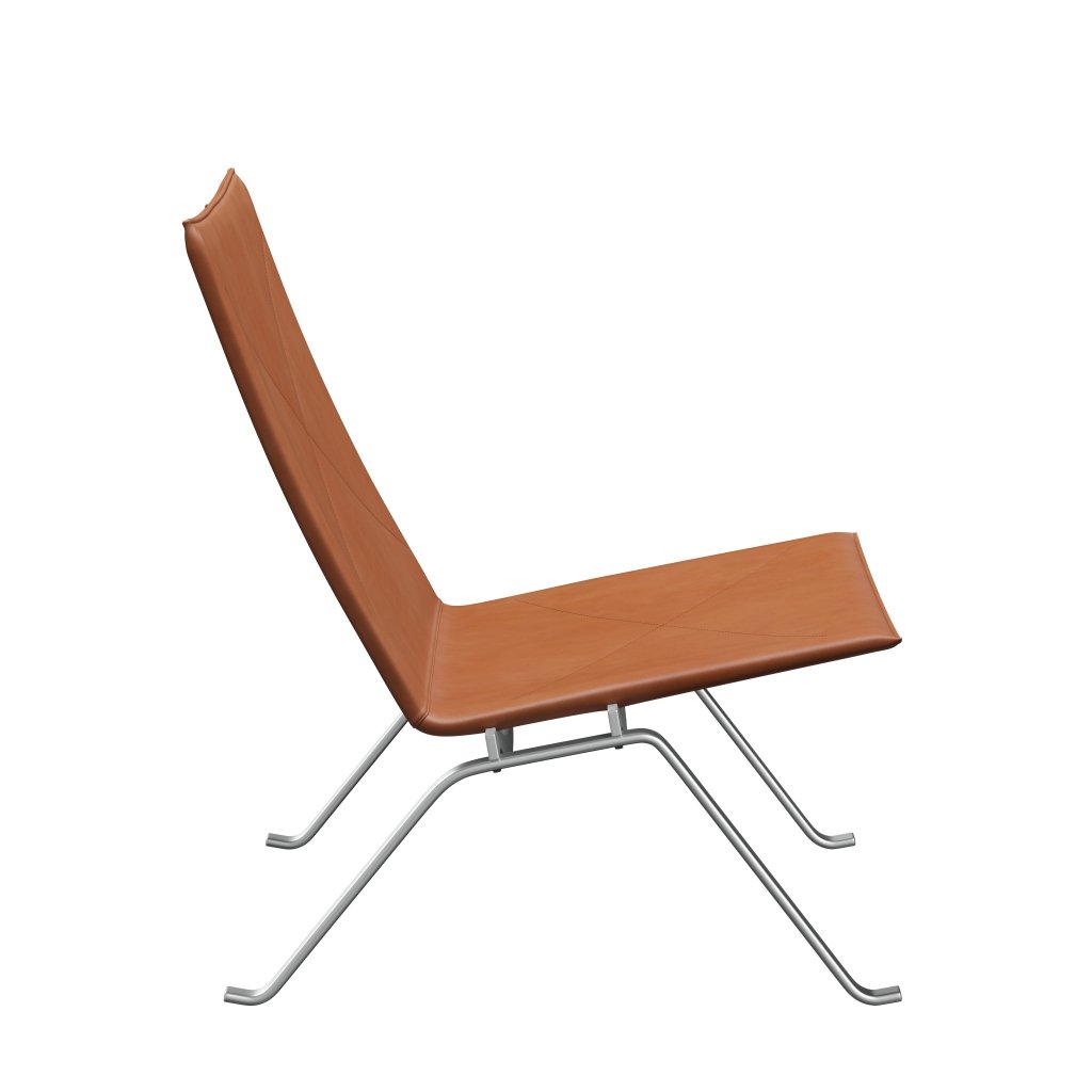[product_category]-Fritz Hansen Pk22 Lounge Chair, Grace Walnut-Fritz Hansen-PK22-ELWAL-SBSS-FRI-3