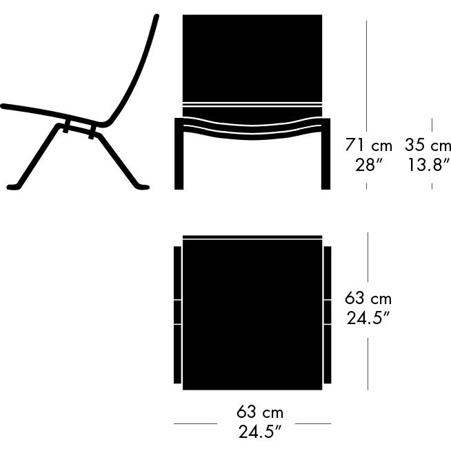[product_category]-Fritz Hansen Pk22 Lounge Chair, Grace Walnut-Fritz Hansen-PK22-ELWAL-SBSS-FRI-8