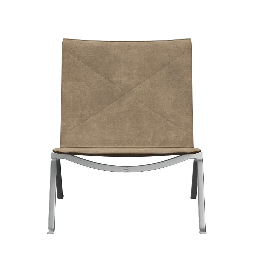 [product_category]-Fritz Hansen Pk22 Lounge Chair, Royal Nubuck Ecru-Fritz Hansen-PK22-ECRU-SBSS-FRI-2