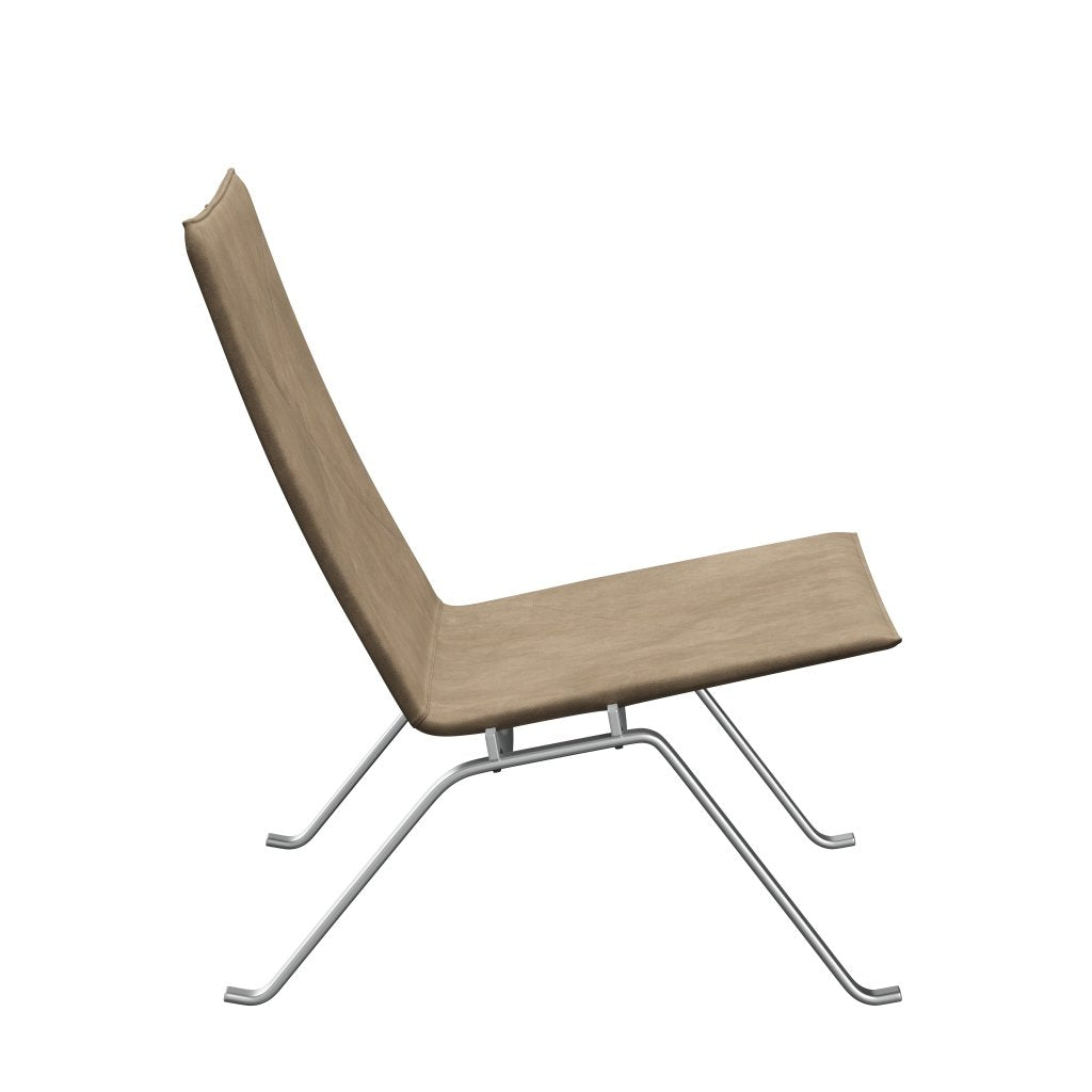 [product_category]-Fritz Hansen Pk22 Lounge Chair, Royal Nubuck Ecru-Fritz Hansen-PK22-ECRU-SBSS-FRI-3
