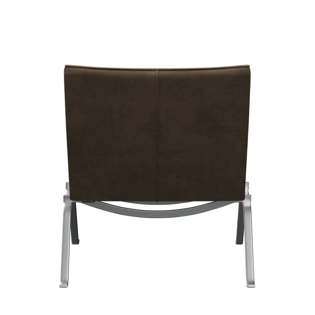 [product_category]-Fritz Hansen Pk22 Lounge Chair, Royal Nubuck Ecru-Fritz Hansen-PK22-ECRU-SBSS-FRI-4
