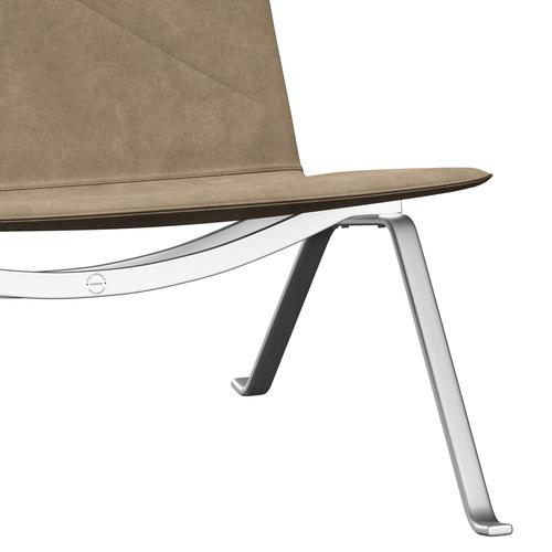 [product_category]-Fritz Hansen Pk22 Lounge Chair, Royal Nubuck Ecru-Fritz Hansen-PK22-ECRU-SBSS-FRI-7