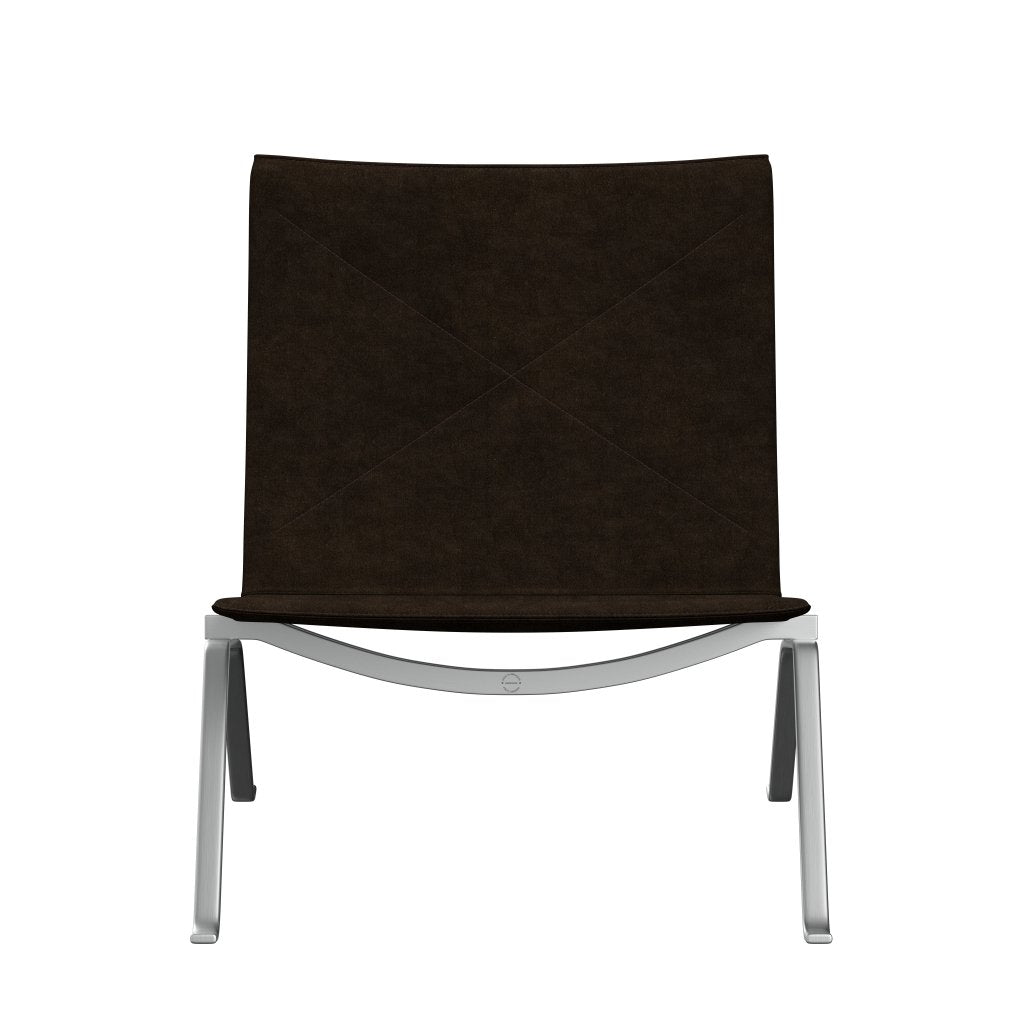 [product_category]-Fritz Hansen Pk22 Lounge Chair, Royal Nubuck Havana-Fritz Hansen-PK22-HAVANA-SBSS-FRI-2