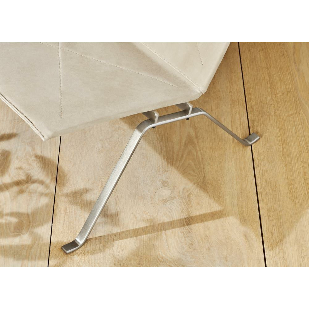 [product_category]-Fritz Hansen Pk22 Lounge Chair Special Edition Royal Nubuck Leather, Ecru-Fritz Hansen-PK22-ANIVERSARY-ROYALNUBUCK-ECRU-FRI-6