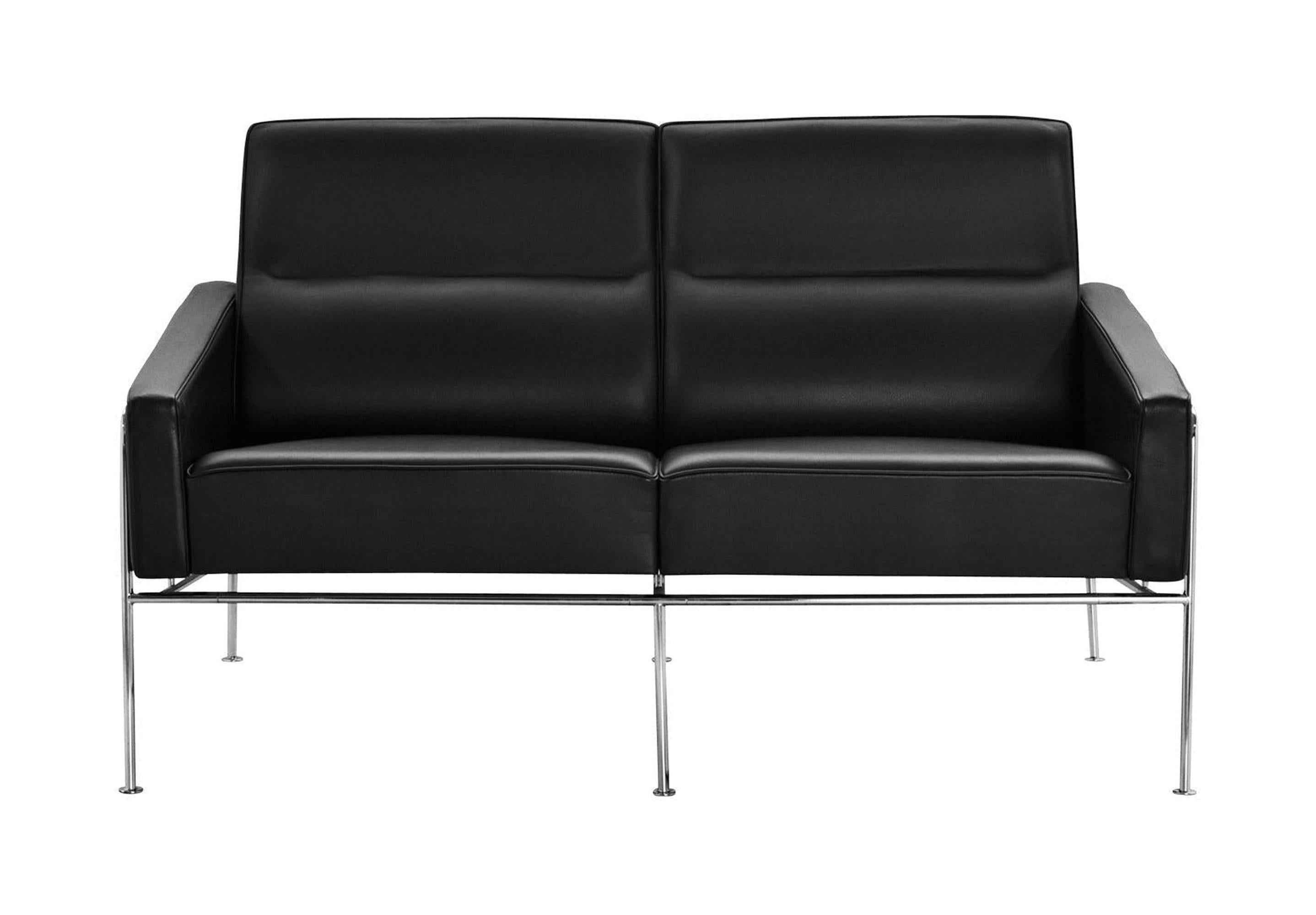 [product_category]-Fritz Hansen Series 3300 Sofa 2 Persons, Elegance Leather Black-Fritz Hansen-3302-elegance black-FRI-1