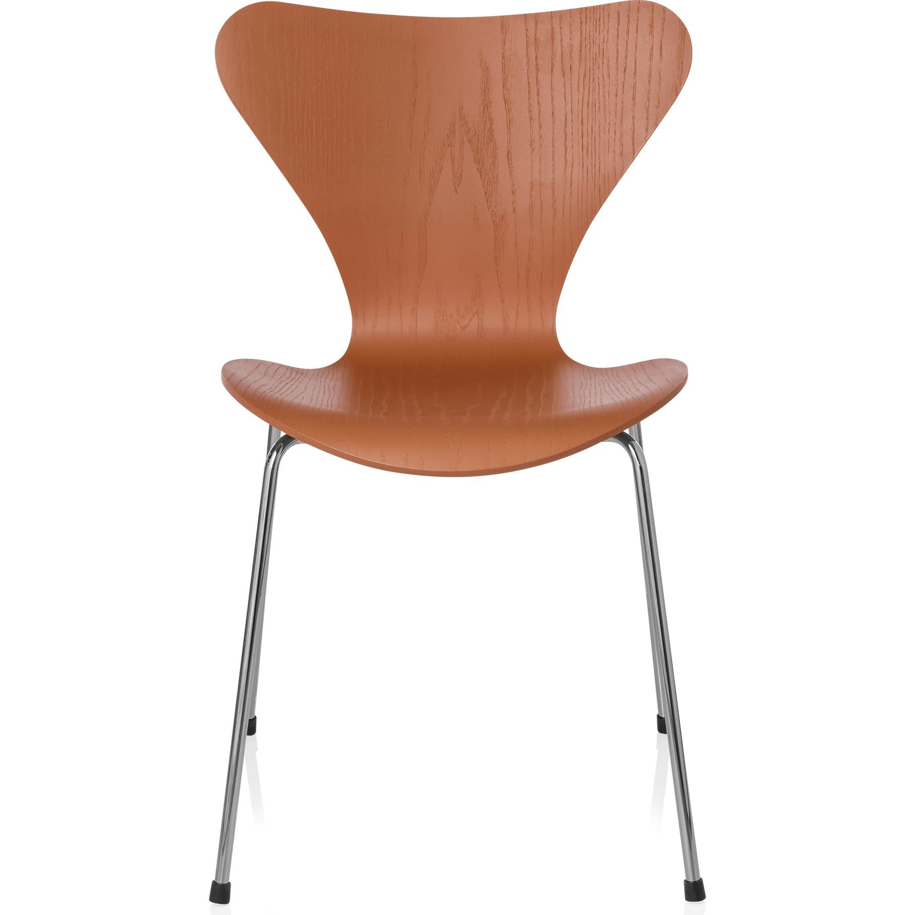 [product_category]-Fritz Hansen Series 7 Chair Colored Ash, Chevalier Orange-Fritz Hansen-3107-525-FRI-1