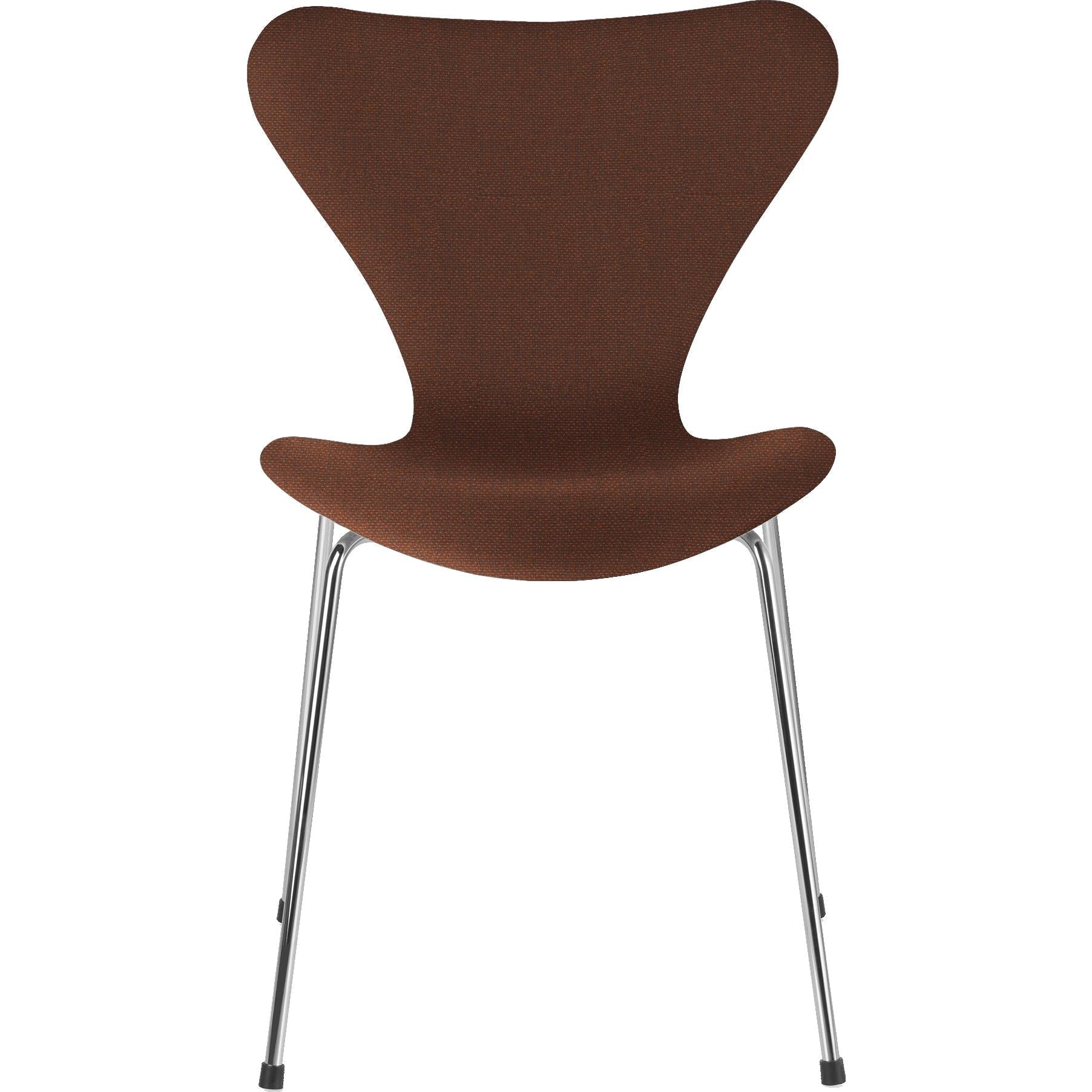 [product_category]-Fritz Hansen Series 7 Chair Full Upholstery Fabric Christianshavn, Orange-Fritz Hansen-3107-FulUph-Chris-1134-FRI-1
