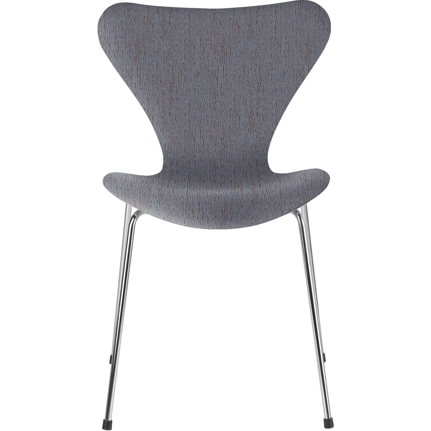 [product_category]-Fritz Hansen Series 7 Chair Full Upholstery Fabric Christianshavn, Orange/Blue-Fritz Hansen-3107-FulUph-Chris-1150-FRI-1