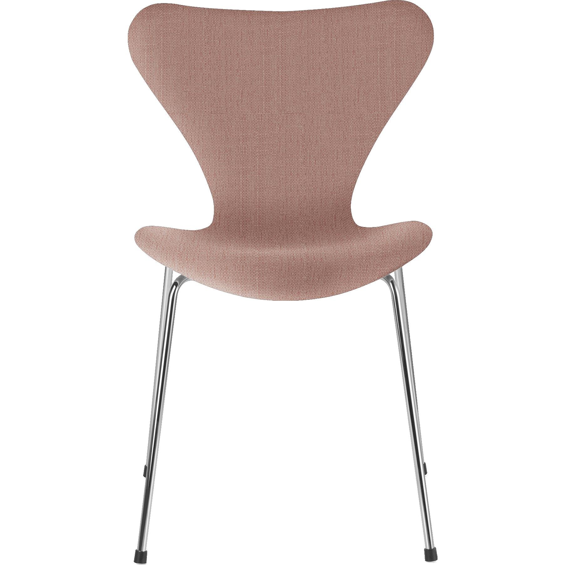 [product_category]-Fritz Hansen Series 7 Chair Full Upholstery Fabric Christianshavn, Orange/Red-Fritz Hansen-3107-FulUph-Chris-1131-FRI-1