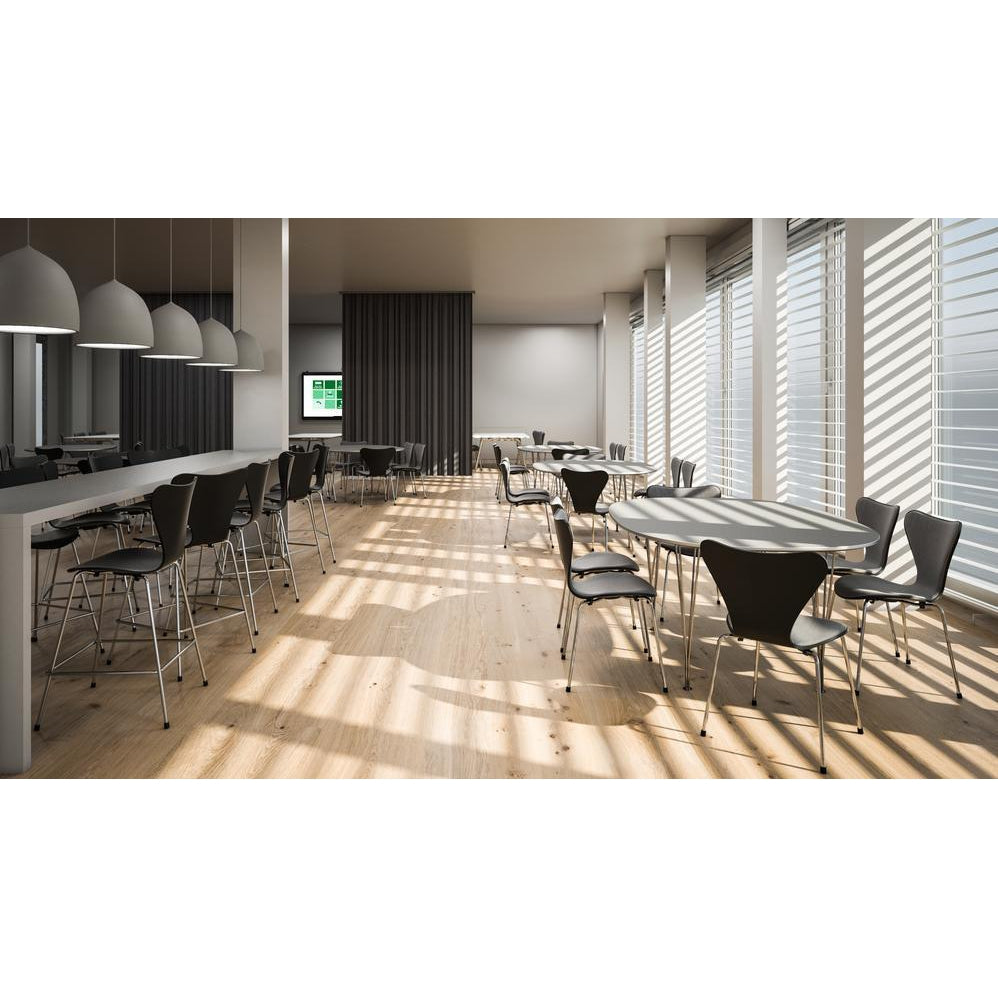[product_category]-Fritz Hansen Series 7 Chair Full Upholstery Leather, Essential Black-Fritz Hansen-3107-essential black/fully upholstered-FRI-2