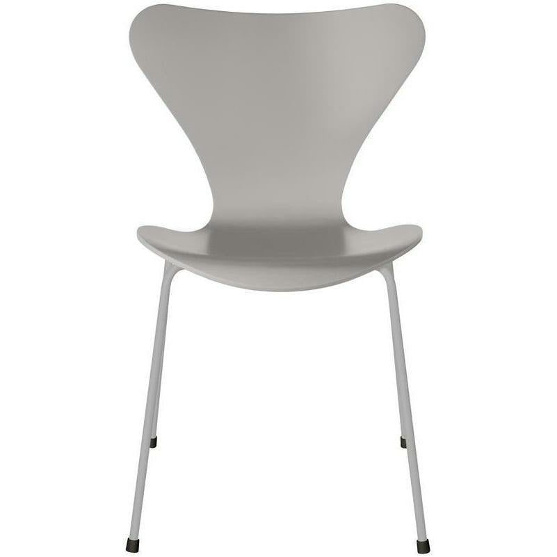 [product_category]-Fritz Hansen Series 7 Chair Lacquered Nine Grey Shell, Nine Grey Base-Fritz Hansen-3107-LAKERET-NINE-NINE-FRI-1