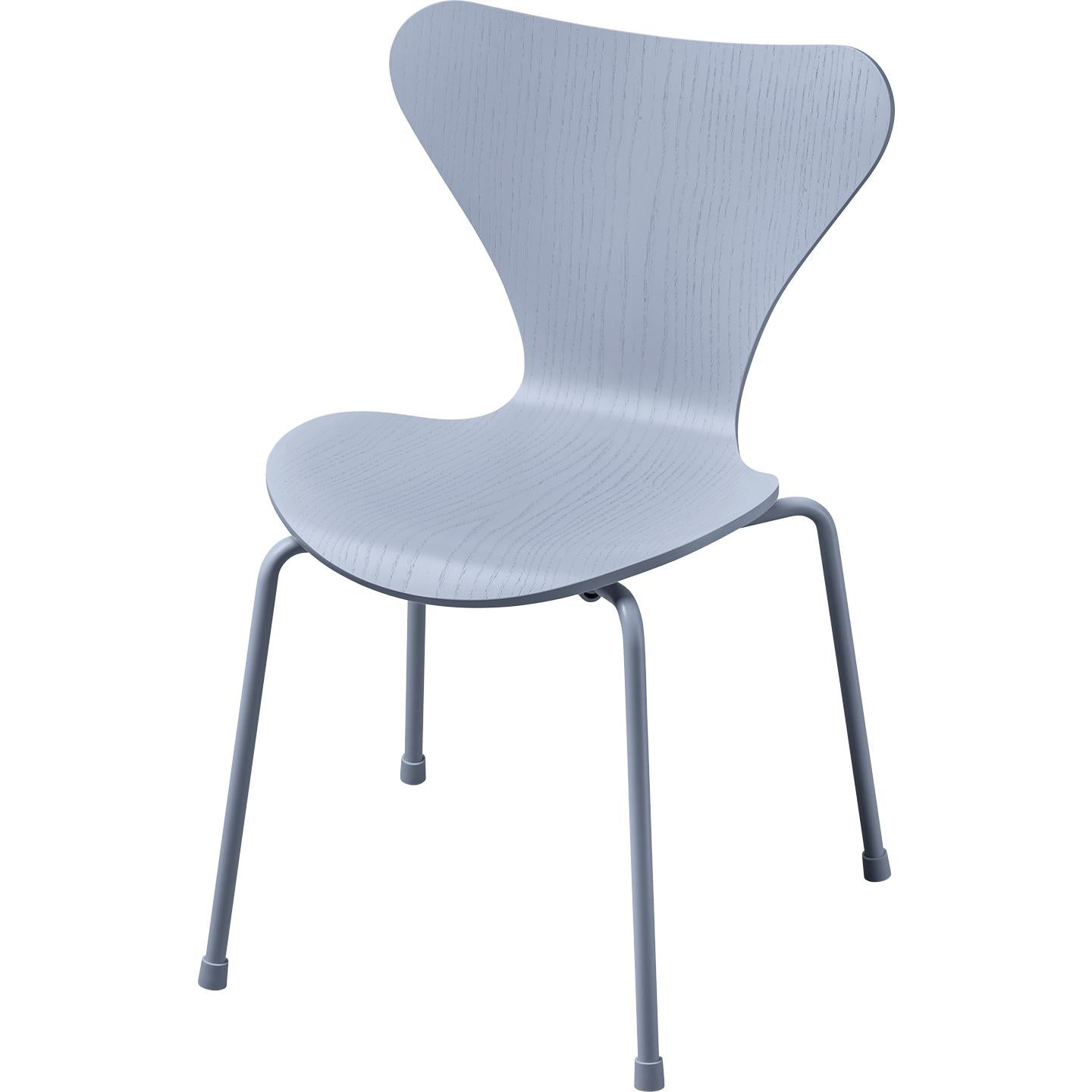 [product_category]-Fritz Hansen Series 7 Children's Chair, Lavender Blue-Fritz Hansen-5704890402337-840233-FRI-1