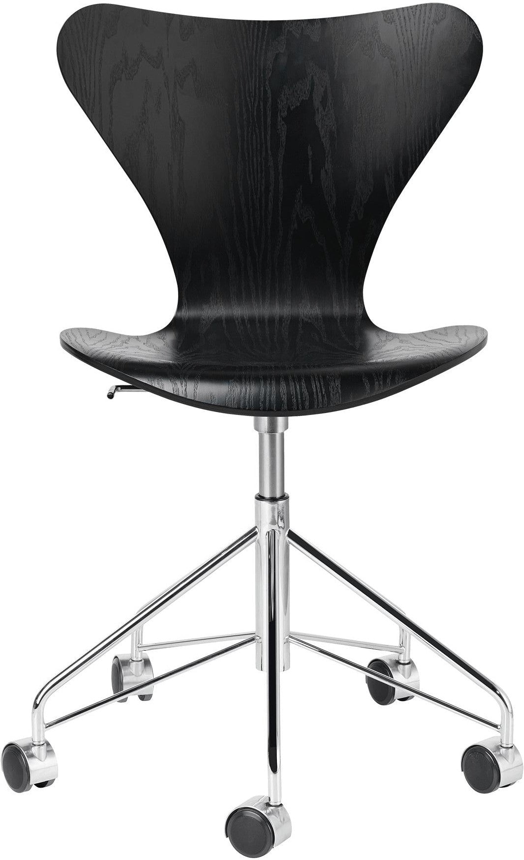 [product_category]-Fritz Hansen Series 7 Swivel Chair Colored Ash, Black-Fritz Hansen-3117-195-FRI-1