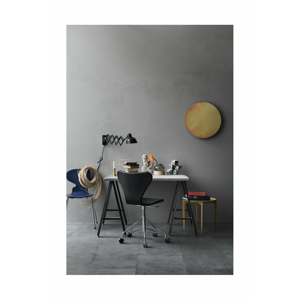 [product_category]-Fritz Hansen Series 7 Swivel Chair Veneer, Stained Oak-Fritz Hansen-3117-darkstained oak-FRI-1