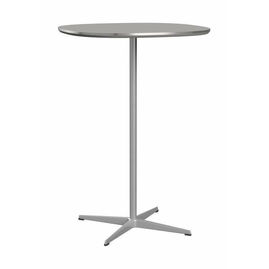 [product_category]-Fritz Hansen Super Circular Bar Table ø75, Efeso Grey/Silver Grey-Fritz Hansen-A902-Grey-Efeso-FRI-1