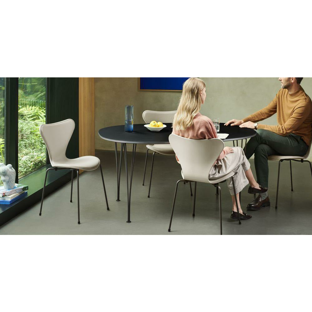 [product_category]-Fritz Hansen Super Ellipse Dining Table 100x150 Cm, White/Warm Graphite-Fritz Hansen-B612-White-Warm-Graphite-150x100x72-FRI-10