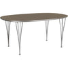 Fritz Hansen Superellipse™ Table 100 X170 Cm, Brown Ottawa Laminate