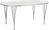 Fritz Hansen Superellipse™ Table 100 X170 Cm, White Laminate