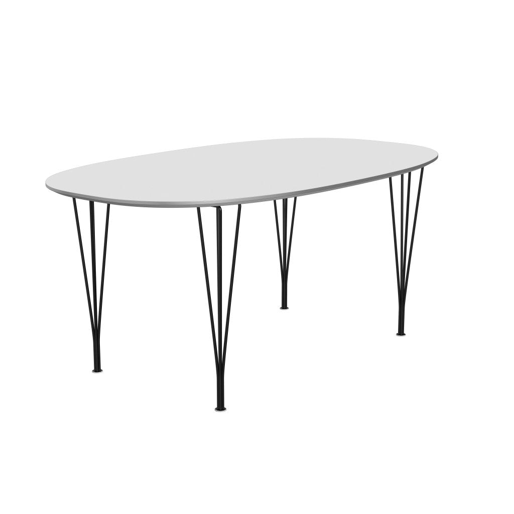 [product_category]-Fritz Hansen Superellipse Dining Table Black/White Fenix Laminates, 170x100 Cm-Fritz Hansen-B616-FXWHL-SPAL-DRBL-FRI-2